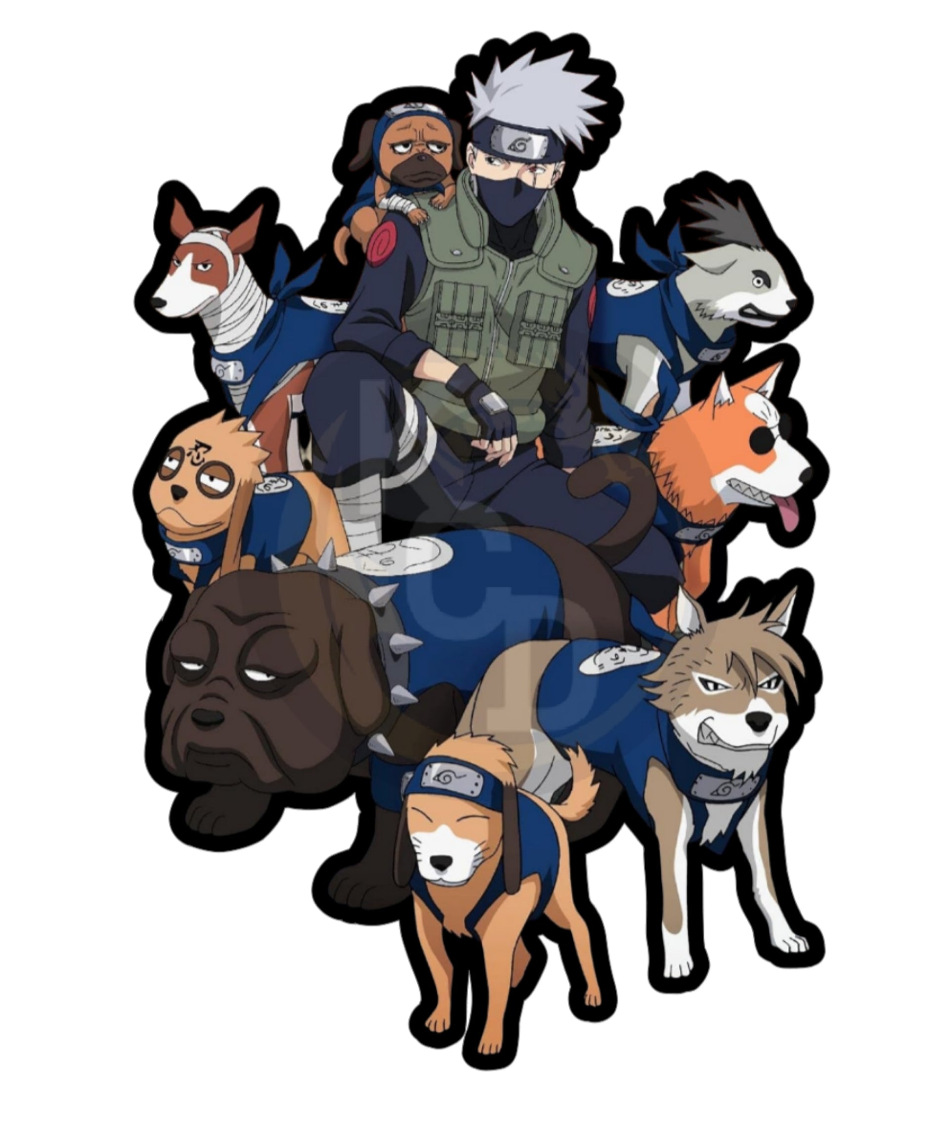 Kakashi Stickers 51 - 75