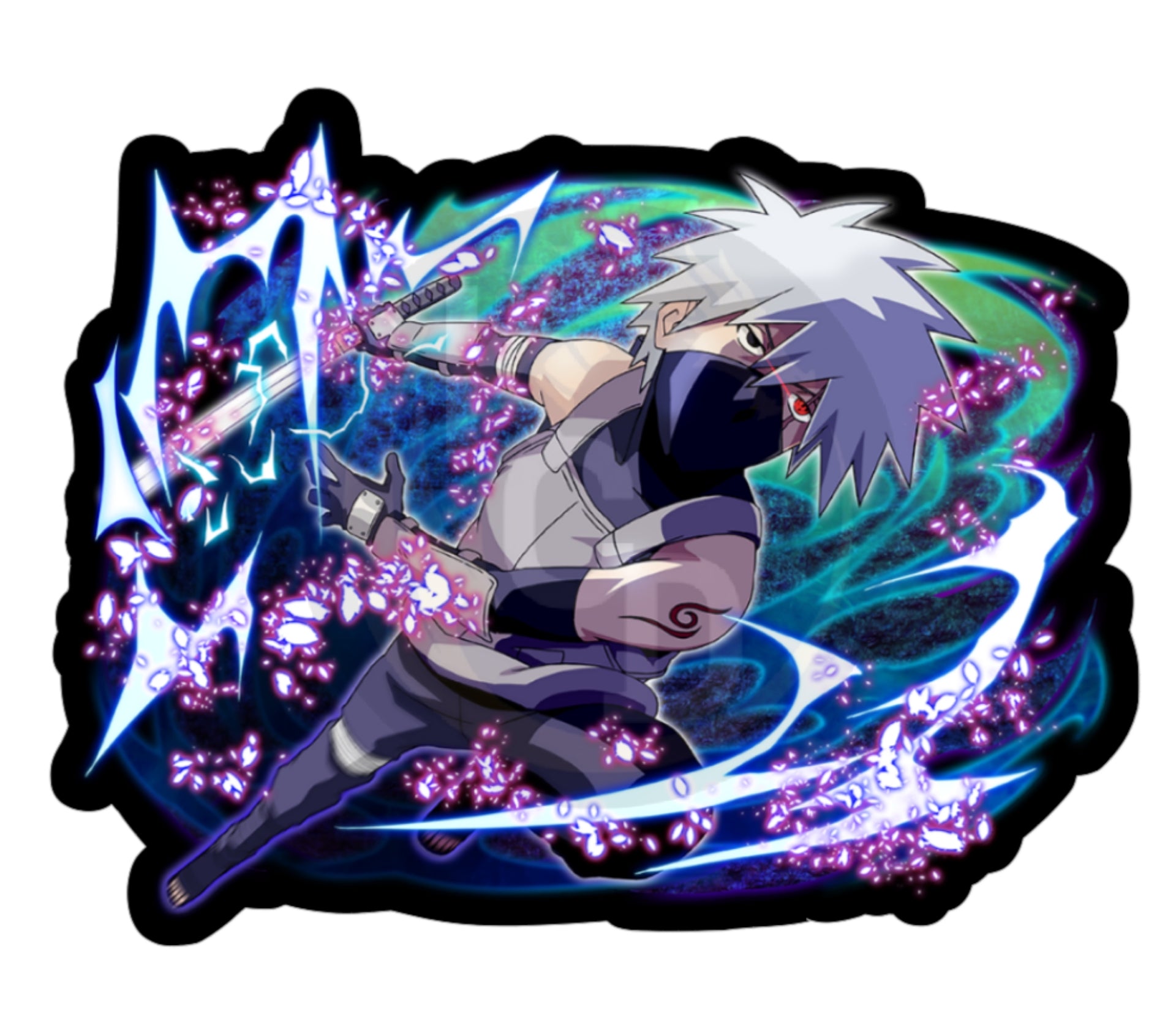 Kakashi Stickers 51 - 75