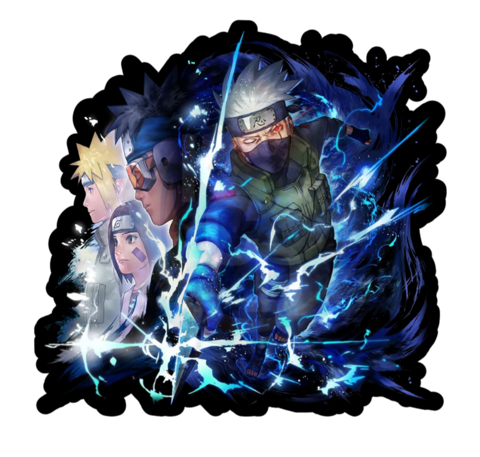 Kakashi Stickers 26 - 50