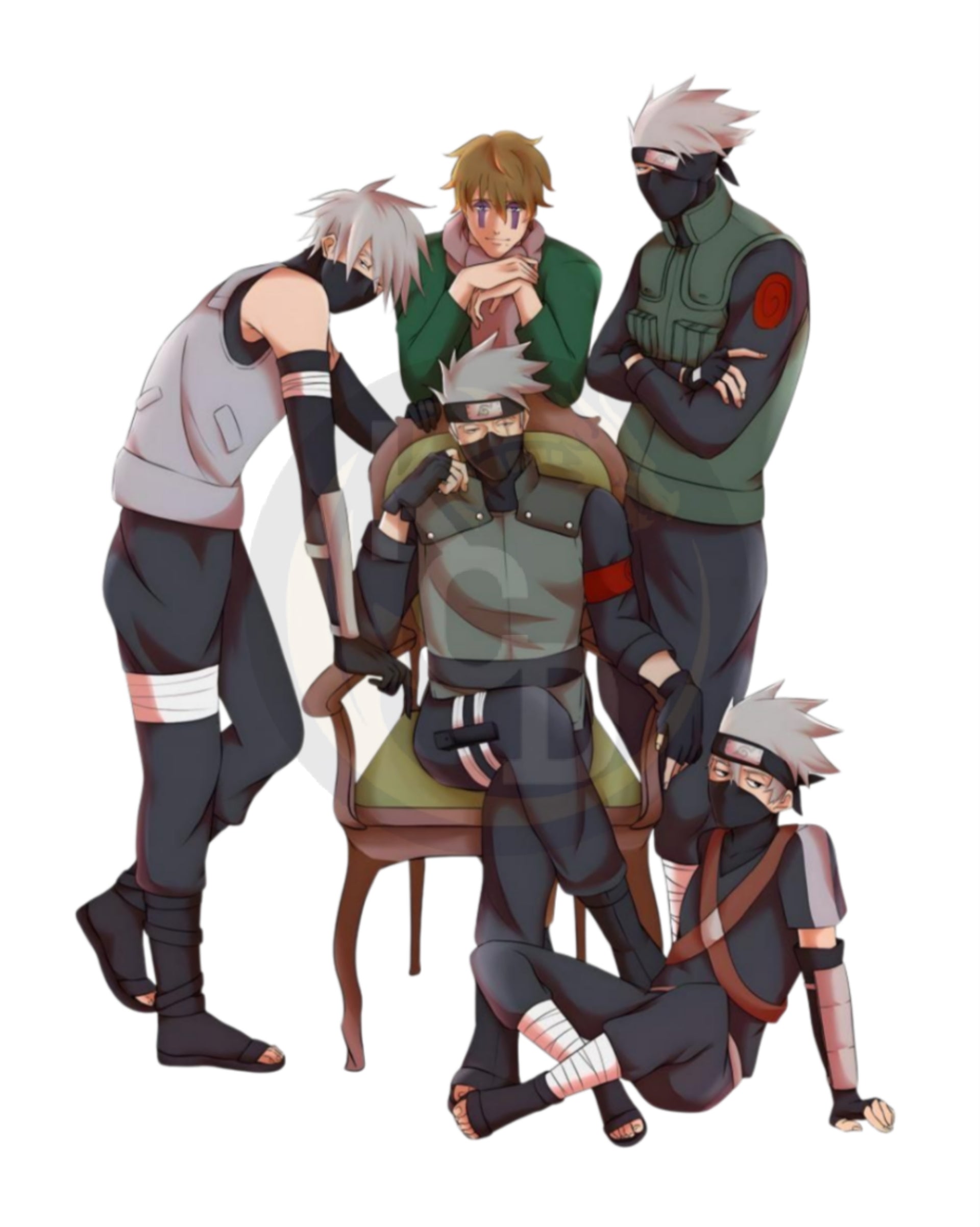 Kakashi Stickers 26 - 50